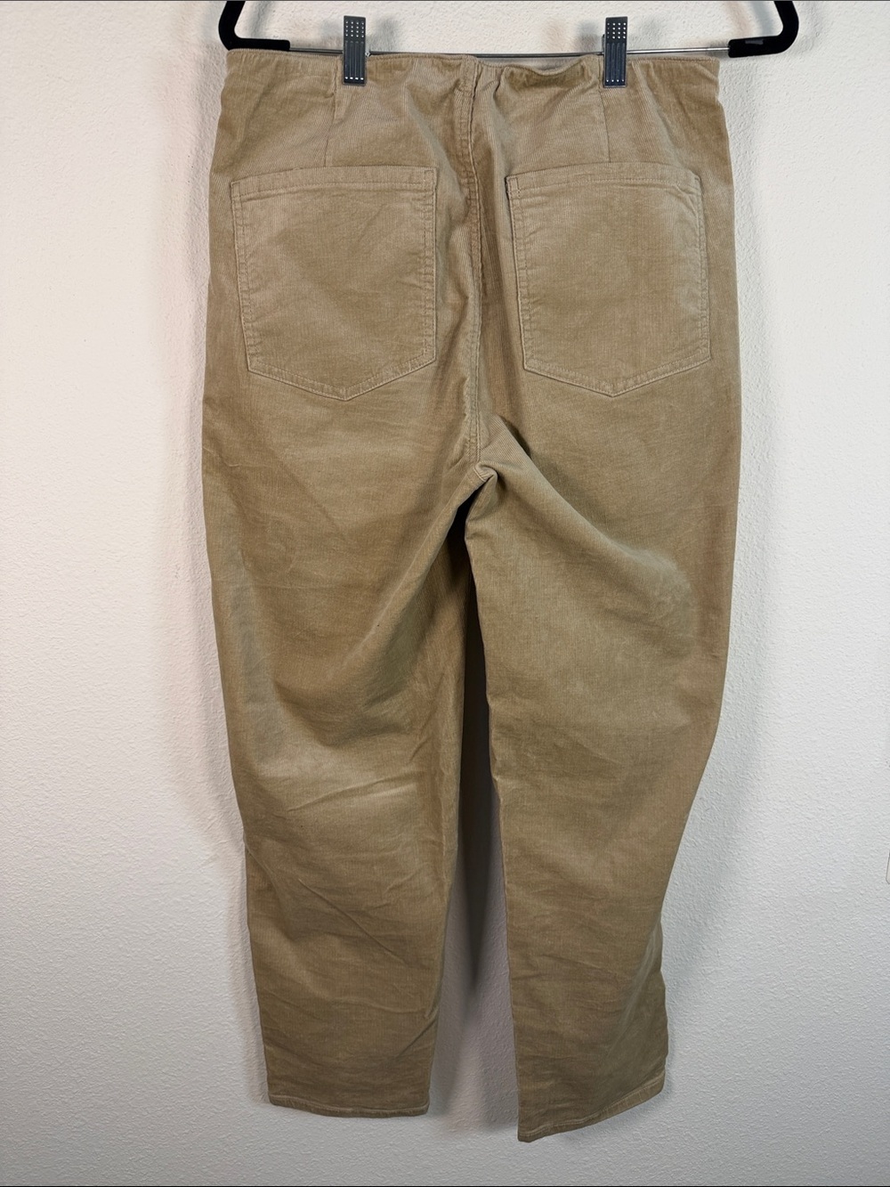 Eileen Fisher organic cotton beige corduroy pants size Small Petite S/P - Picture 3 of 8